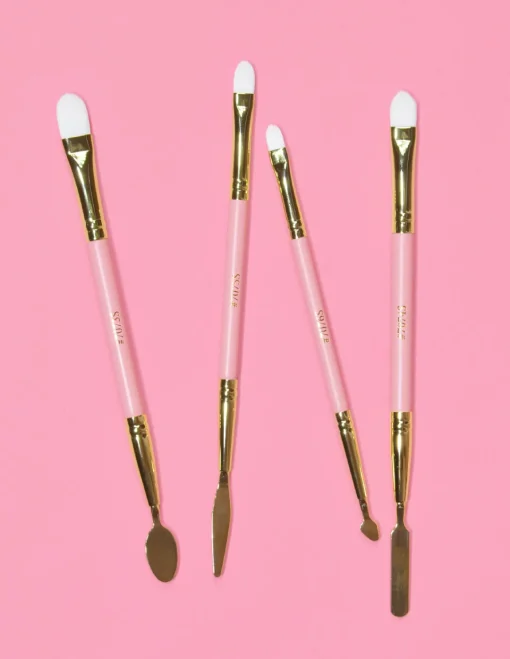 New P.Louise Remove & Improve 4pc Spatula Brush Set Brush Sets